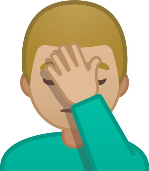 Facepalm Emoji Png Background