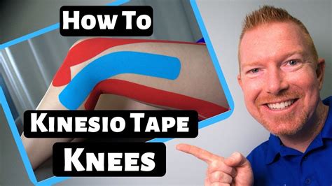 How To Kt Tape A Knee │ Easy Guide To Kinesio Taping Knees Youtube