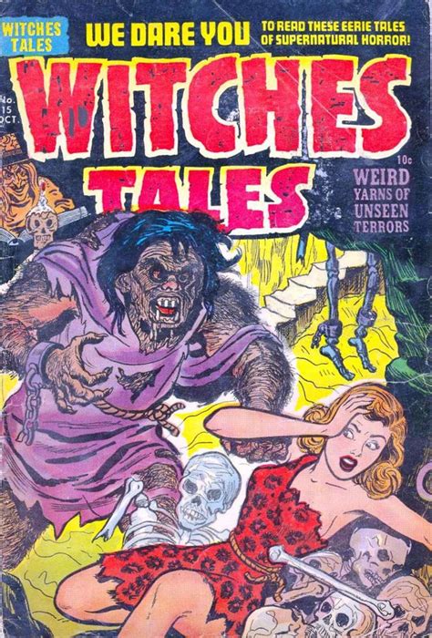 Comic Book Cover For Witches Tales 15 Marvel Dc Marvel Comics Covers