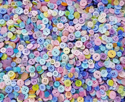 100 Small Pastel Buttons Many Sizes And Styles Random Bulk Button