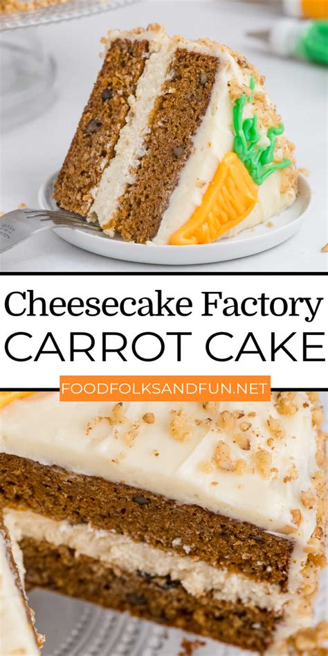Cheesecake Factory Carrot Cake Cheesecake Copycat Fff