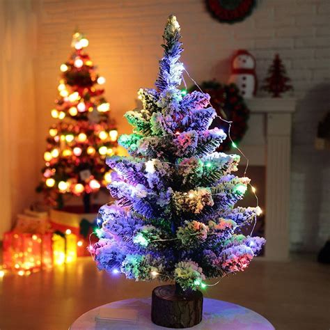 50cm Christmas Tree Led Artificial Multicolor Lights Home Decor Xmas