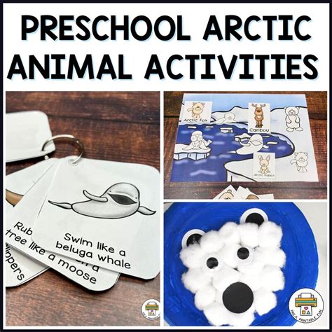 Arctic Animals Preschool Activities Pre K Printable Fun