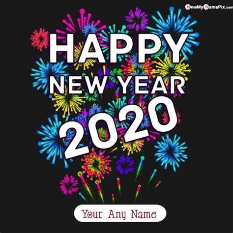 Girlboy Friend Name Happy New Year 2020 Wishes Picture Happy New