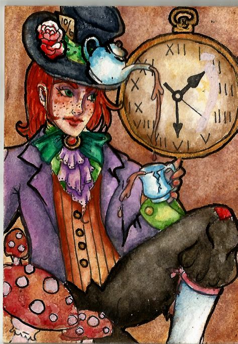 Mad Hatter Aceo By Howsoonisnever On Deviantart