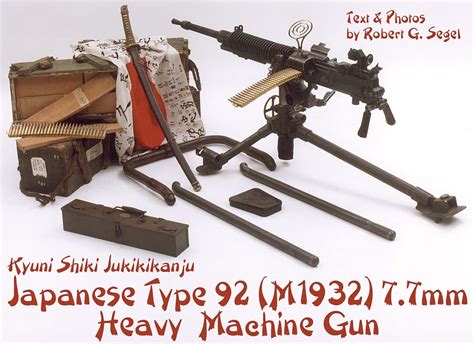 japanese type 92 m1932 7 7mm heavy machine gun small arms review