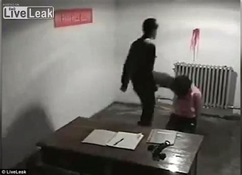 Shocking Footage Shows North Korean Agent Beating A Woman Daily Mail Online