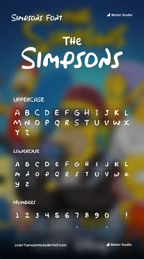 Simpsons Font Download Font And Logo