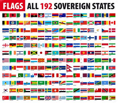 World Flags Series Stock Vector By ©megastocker 10132169