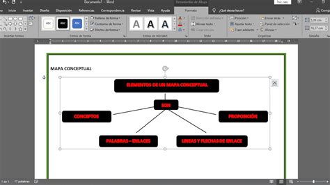 Diseño de un Mapa Conceptual y Cuadro Sinoptico utilizando Microsoft