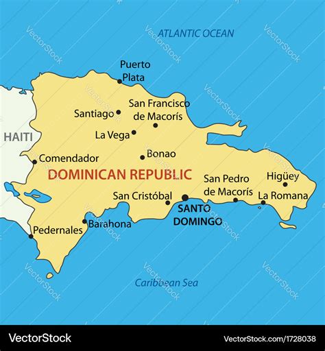 mapa de dominican republic