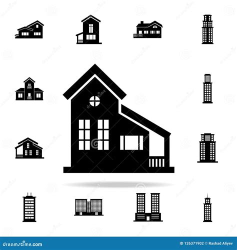 House In The Village Icon House Icons Universal Set For Web And Mobile