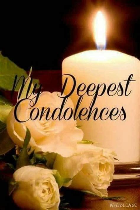 My Deepest Condolences Sympathy Card Messages Condolence Messages