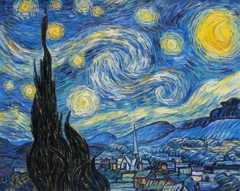 Starry Night Van Gogh Art Vincent Van Gogh Starry Night Van Gogh