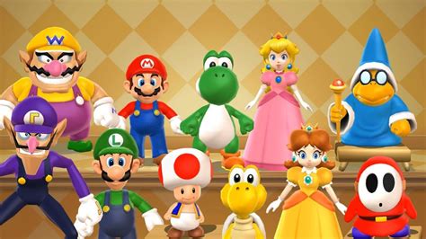 Mario Party 9 All Characters Step It Up 4 Youtube