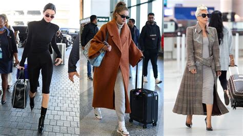 celebrity airport outfits the most stylish of all time