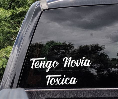 Tengo Novia Toxica Sticker Toxica Sticker Trokiando Sticker Etsy