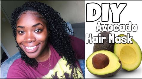 The other benefits include added shine and dealing with split ends. DIY Avocado 🥑 Hair Mask | Strengthen & Grow Long Healthy ...