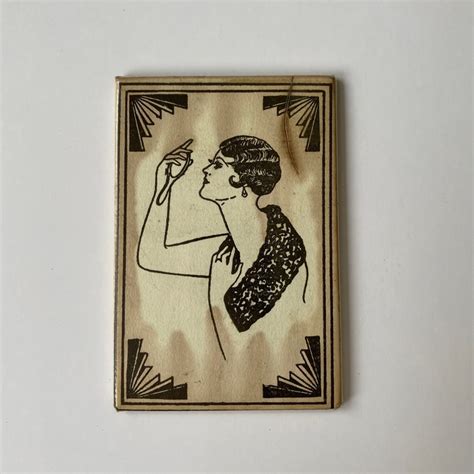 antique erotic nude mirror 1920s risque naughty pocket vintage nudes art deco etsy canada