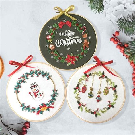 Christmas Embroidery Etsy Australia
