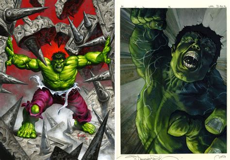 Marvel Masterpieces Parallels Thor And Hulk