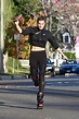 ELISABETTA CANALIS Out Power Jogging in Beverly Hills 12/26/2020 ...