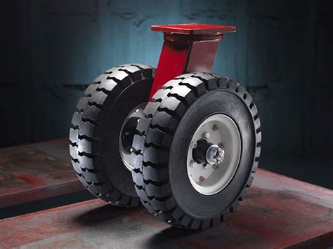 Hamilton Caster Offers Support For Big Birds With Dual Wheel Casters