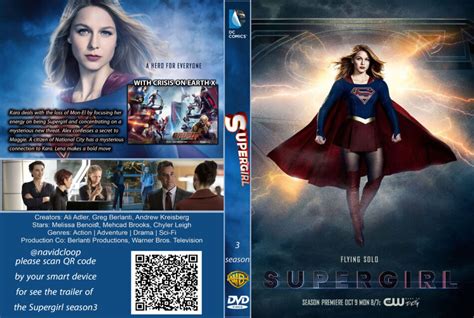Supergirl Season 3 2017 R0 Custom Dvd Cover Dvdcovercom