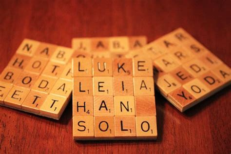 Scrabble Coasters With Recycled Wood Scrabble Tiles And Sturdy Etsy