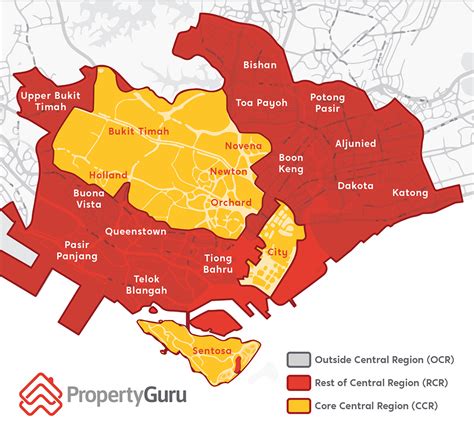 Where is singapore located on the world map? Singapore Region Map: Defining the CCR, RCR and OCR by ...