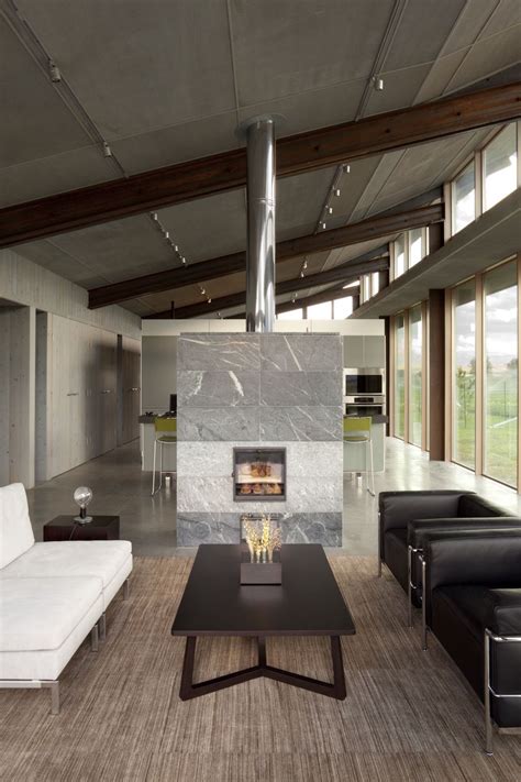 Residential Design Inspiration Modern Central Fireplaces Studio Mm