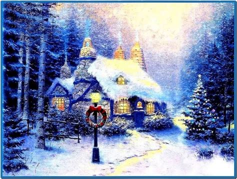 Snowy Cottage Screensaver Mac Download Free