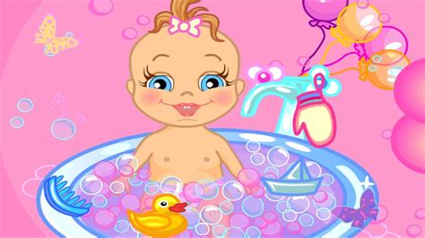 Baby Bathing Game For Little Kids To Play Online Baby Bathing Time To