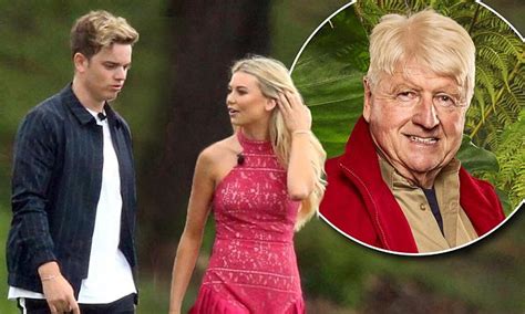I M A Celeb S Georgia Toffolo And Jack Maynard Look Cosy Daily Mail Online