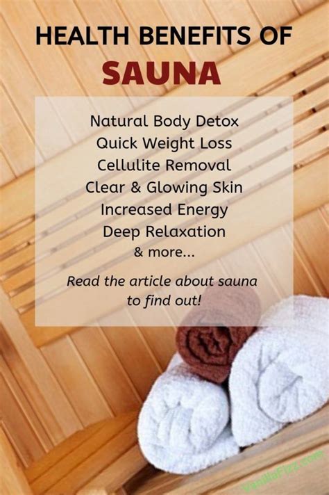 Sauna Benefits For Health And Wellness