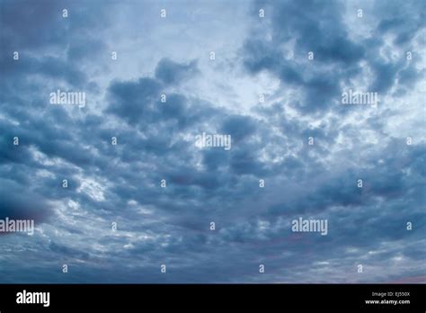 Dark Ominous Storm Clouds Dramatic Stormy Sky Stock Photo Alamy