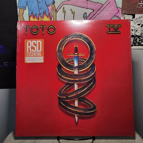 Toto Toto Iv Lp Ltd 40th Anniversary Translucent Bloodshot Red