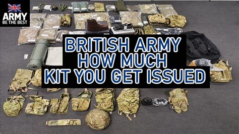 British Army Reserves Kit You Get Issued Youtube
