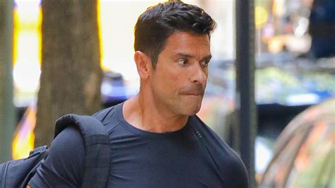 Live Host Mark Consuelos Shows Off His Massive Muscles In Tight Gym Shorts On Nyc Outing Without