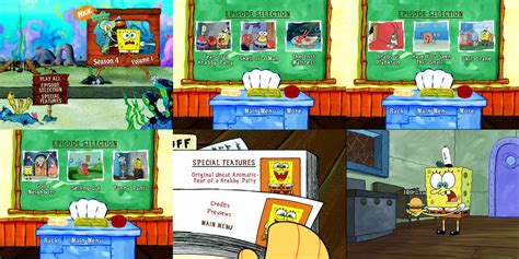 Spongebob Season 4 Dvd Menus By Dakotaatokad On Deviantart