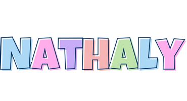 Nathaly Logo Name Logo Generator Candy Pastel Lager Bowling Pin Premium Style