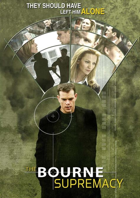 This famous gunner begins to confront many dangers when cia and those who hide their faces continuously against him. The Signal Watch: Bourne Watch: The Bourne Supremacy (2004)