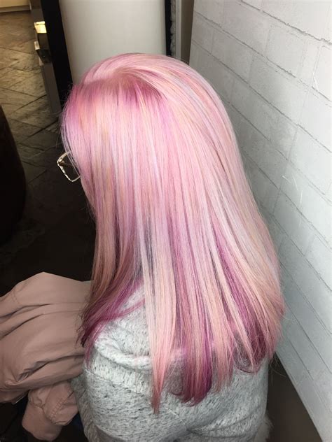 Как покрасить волосы в розовый цвет эстель фото