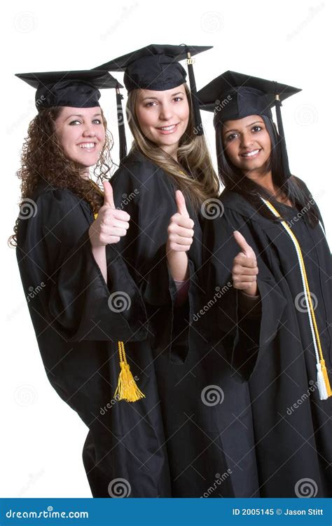 De Meisjes Van De Graduatie Stock Afbeelding Image Of Glimlachen