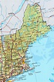 Online Maps: New England States Map