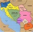 Map of Former Yugoslavia