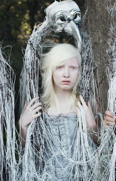Nastya Kiki Zhidkova Albino Model Albino Human Albinism
