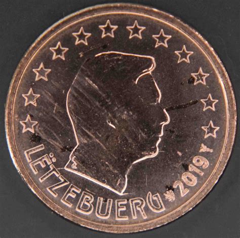 Luxembourg 1 Cent Coin 2019 Euro Coinstv The Online Eurocoins