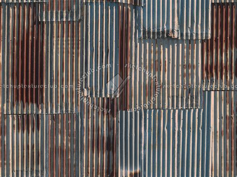 Iron Corrugated Dirt Rusty Metal Texture Seamless 09988