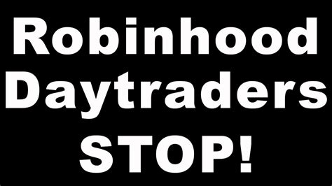 Jul 09, 2021 · robinhood's mobile app is fast, simple, and my favorite for ease of use. Warning Stock Market Robinhood Day Traders: Learn From ...